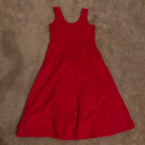 Who What Wear Dresses & Skirts - Who What Wear Red Midi Tank Dress Size Large